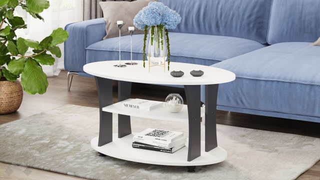 бял с антрацит