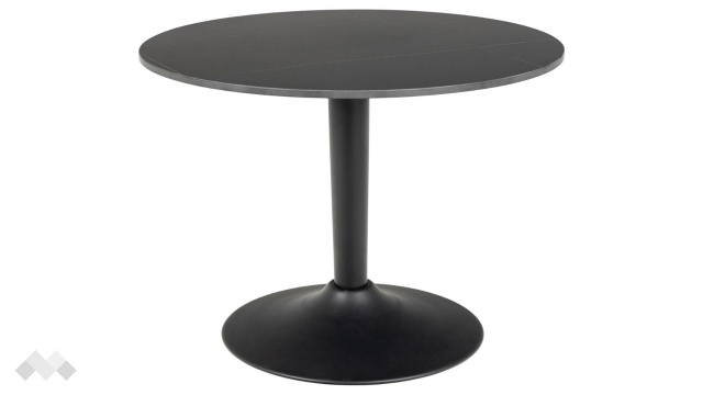 Холна маса Малта черен с черен мат - МебелМаг Холна маса Малта черен с черен мат