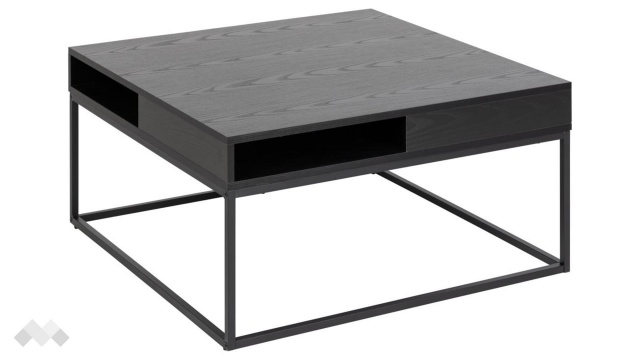 Холна маса Уилфорд черен мат - МебелМаг Холна маса Уилфорд черен мат