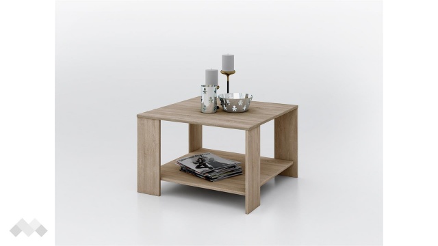 Холна маса Хелън тъмна сонома - МебелМаг Холна маса Хелън тъмна сонома