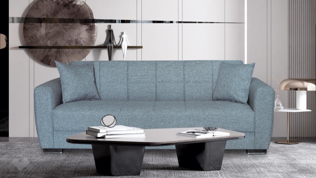 Диван Монца триместни сив