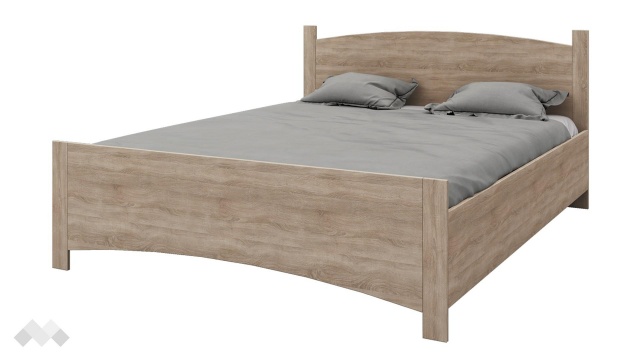 Спалня 160/200 Одеса тъмна сонома - МебелМаг Спалня 160/200 Одеса тъмна сонома