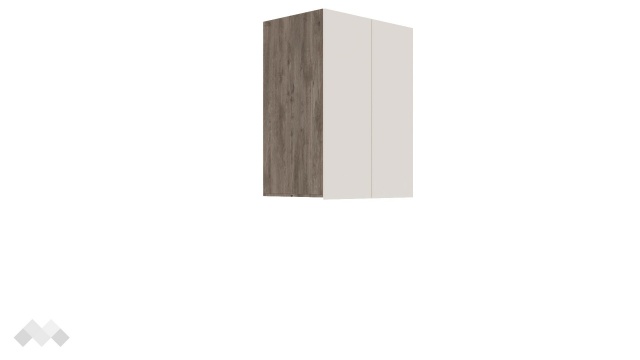 Надстройка Комо орех селект тъмен с кашмир - МебелМаг Надстройка Комо орех селект тъмен с кашмир