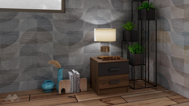 дъб вотан с черно шагре