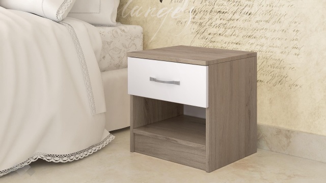 сонома арвен с бял гланц