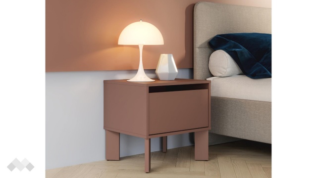 Нощно шкафче Тахо теракота - МебелМаг Нощно шкафче Тахо теракота