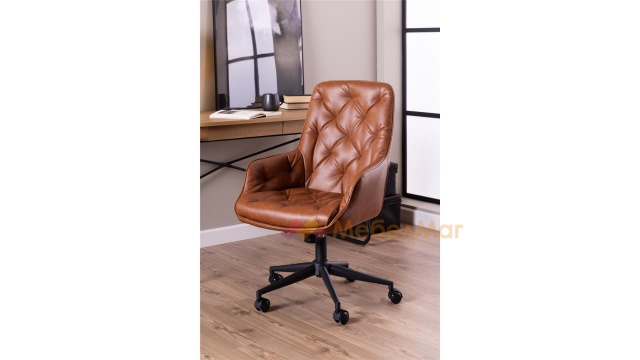 Офис стол Ерик кафяв - МебелМаг Офис стол Ерик кафяв