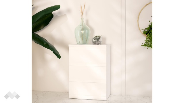 Скрин Едмор бял - МебелМаг Скрин Едмор бял