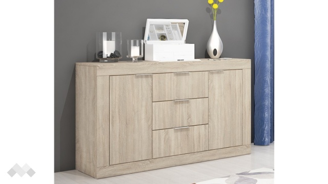 Скрин Хендерсън тъмна сонома - МебелМаг Скрин Хендерсън тъмна сонома