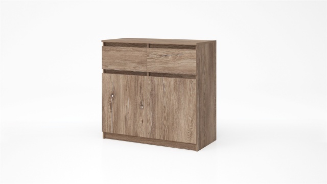 Скрин Борей браун силвърджак - МебелМаг Скрин Борей браун силвърджак