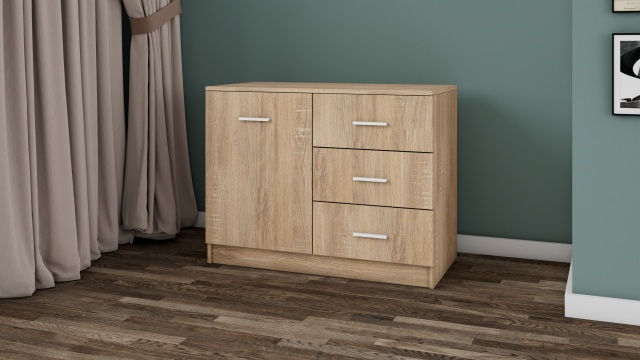 Скрин Арго дъб сонома - МебелМаг Скрин Арго дъб сонома