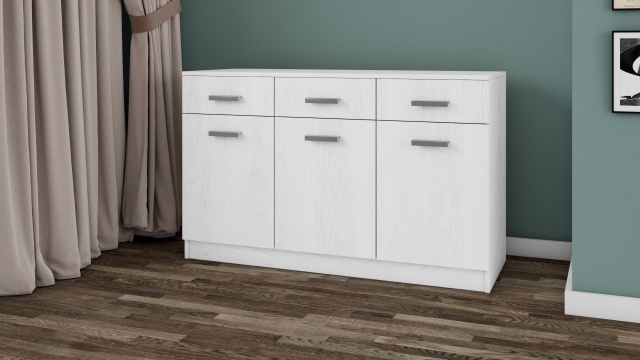 Скрин Арго бял фладер - МебелМаг Скрин Арго бял фладер