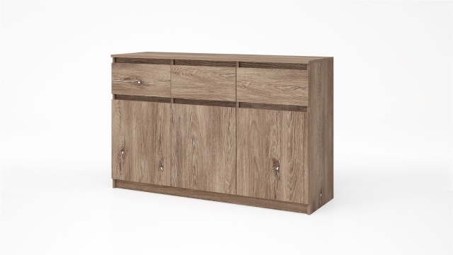 Скрин Борей браун силвърджак - МебелМаг Скрин Борей браун силвърджак