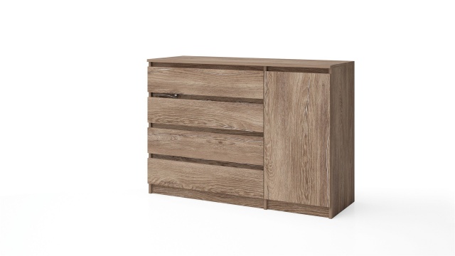 Скрин Борей браун силвърджак - МебелМаг Скрин Борей браун силвърджак