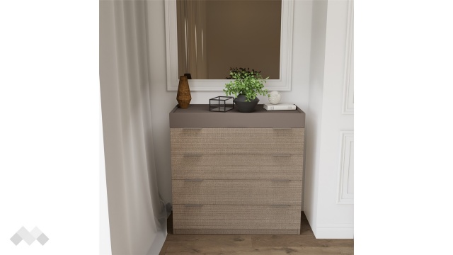 Скрин Захир мока с лате - МебелМаг Скрин Захир мока с лате