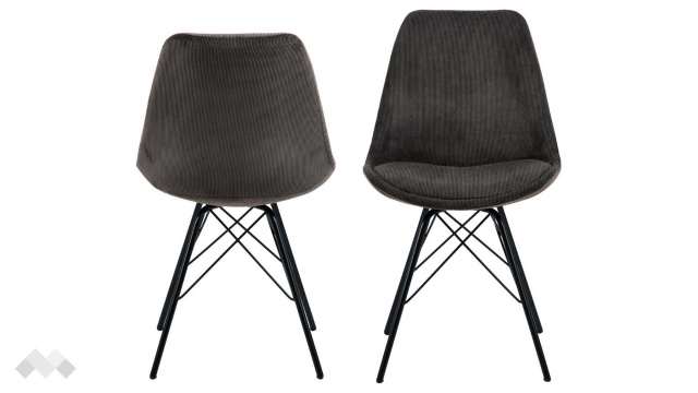 Трапезен стол Ерис антрацит - МебелМаг Трапезен стол Ерис антрацит