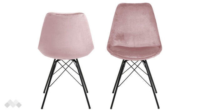 Трапезен стол Ерис пепел от рози - МебелМаг Трапезен стол Ерис пепел от рози