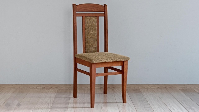 Трапезен стол Алекс светъл орех - МебелМаг Трапезен стол Алекс светъл орех