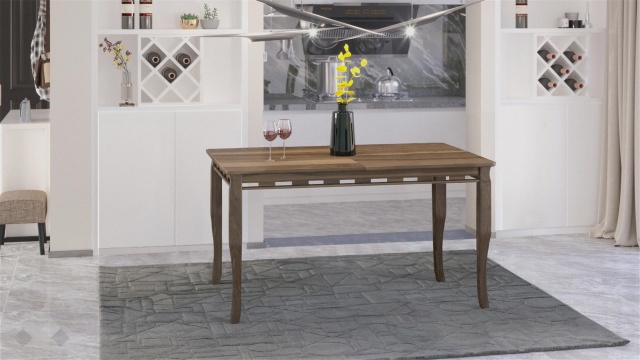 Трапезна маса Париж L разтегателни светъл орех - МебелМаг Трапезна маса Париж L разтегателни светъл орех