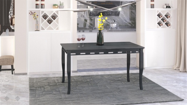 Трапезна маса Париж L разтегателни венге - МебелМаг Трапезна маса Париж L разтегателни венге