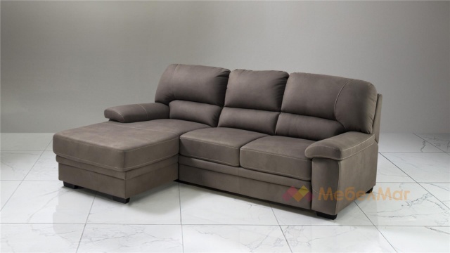 Ъглов диван Миранда с посока кафяв - МебелМаг Ъглов диван Миранда с посока кафяв