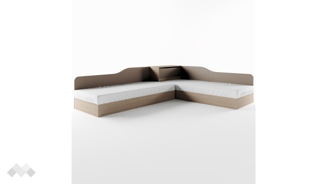 Ъглови легла Джорджия мока с лате