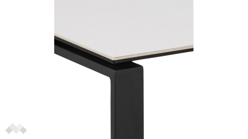 Холна маса Катрина комплект маси бял мрамор с черно - изглед 5 - МебелМаг Холна маса Катрина комплект маси бял мрамор с черно - изглед 5