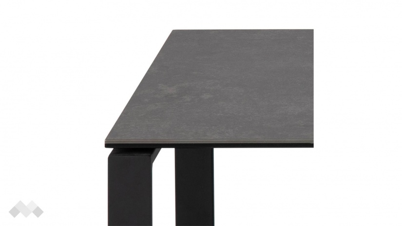 Холна маса Катрина комплект маси черен с черен мат - изглед 6 - МебелМаг Холна маса Катрина комплект маси черен с черен мат - изглед 6