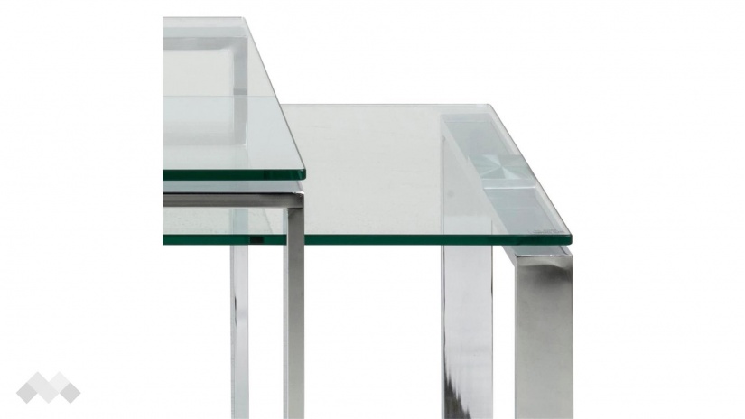 Холна маса Катрина комплект маси хром - изглед 3 - МебелМаг Холна маса Катрина комплект маси хром - изглед 3