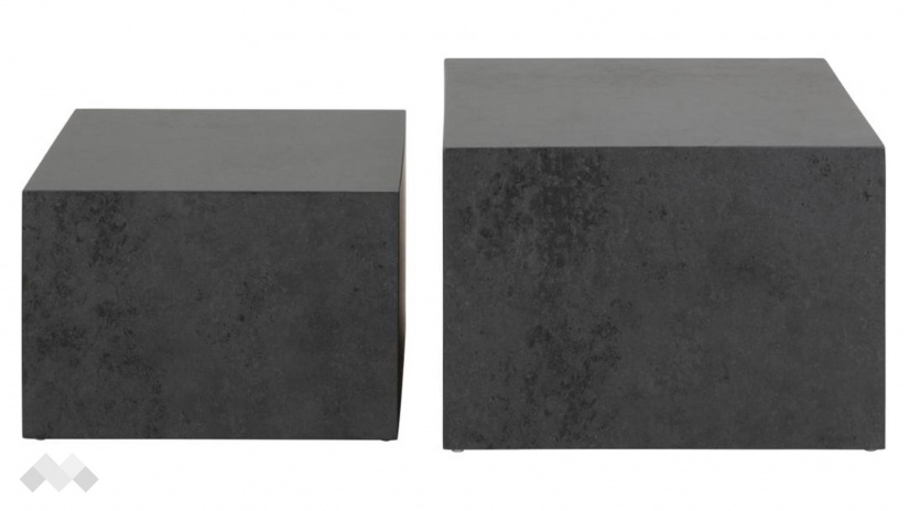 Холна маса Заре комплект маси черен - изглед 2 - МебелМаг Холна маса Заре комплект маси черен - изглед 2