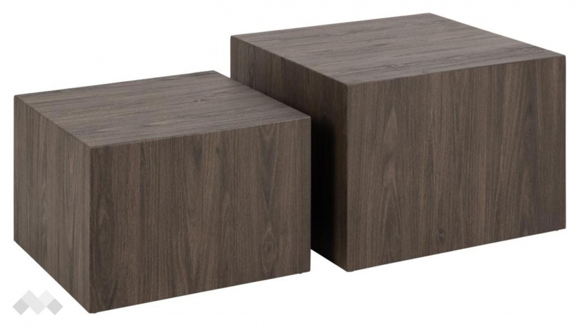 Холна маса Заре комплект маси кафяв дъб - изглед 1 - МебелМаг Холна маса Заре комплект маси кафяв дъб - изглед 1