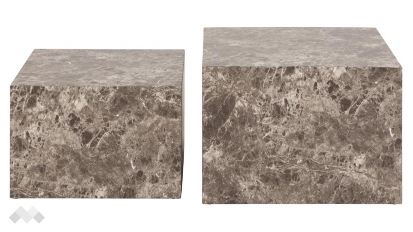 Холна маса Заре комплект маси кафяв мрамор - изглед 2 - МебелМаг Холна маса Заре комплект маси кафяв мрамор - изглед 2