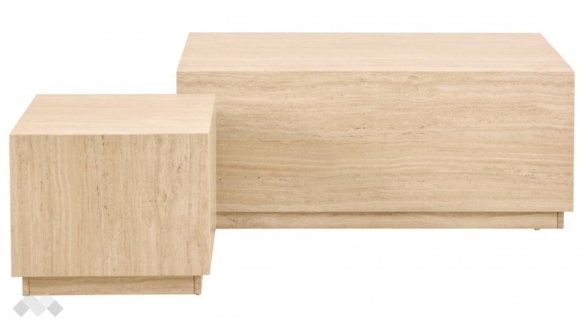 Холна маса Заре комплект маси травертин - изглед 3 - МебелМаг Холна маса Заре комплект маси травертин - изглед 3