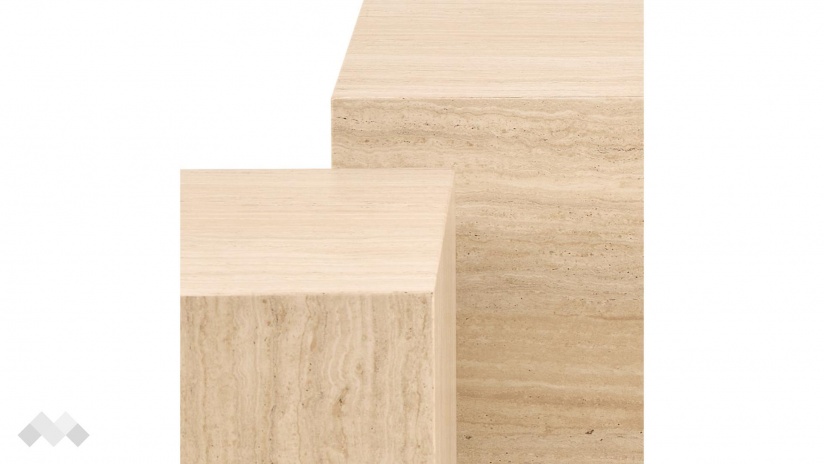 Холна маса Заре комплект маси травертин - изглед 4 - МебелМаг Холна маса Заре комплект маси травертин - изглед 4