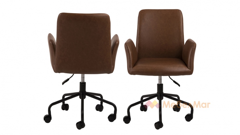 Офис стол Ная кафяв - изглед 9 - МебелМаг Офис стол Ная кафяв - изглед 9