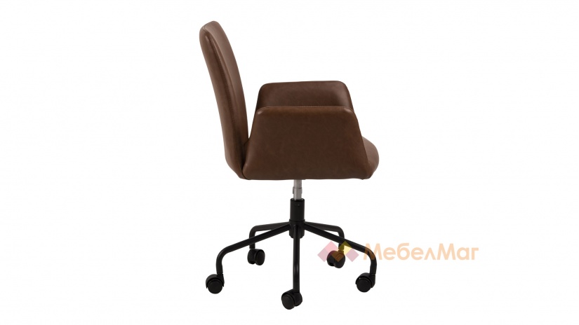 Офис стол Ная кафяв - изглед 3 - МебелМаг Офис стол Ная кафяв - изглед 3