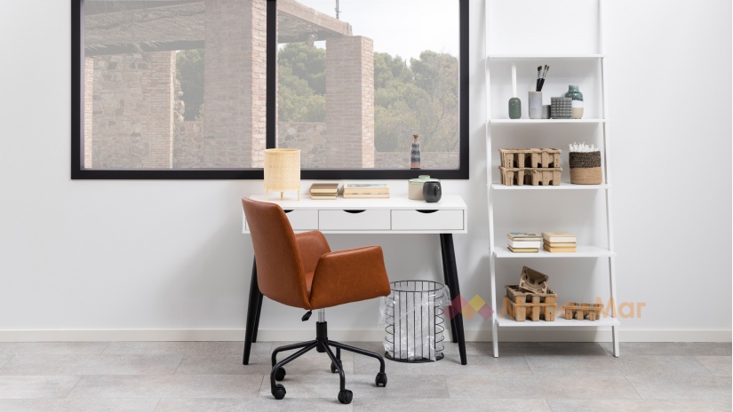 Офис стол Ная кафяв - изглед 2 - МебелМаг Офис стол Ная кафяв - изглед 2