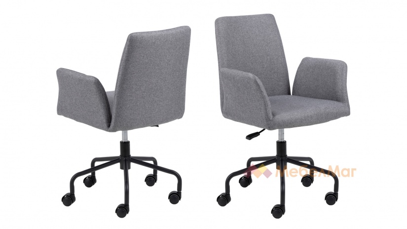 Офис стол Ная сив - изглед 10 - МебелМаг Офис стол Ная сив - изглед 10