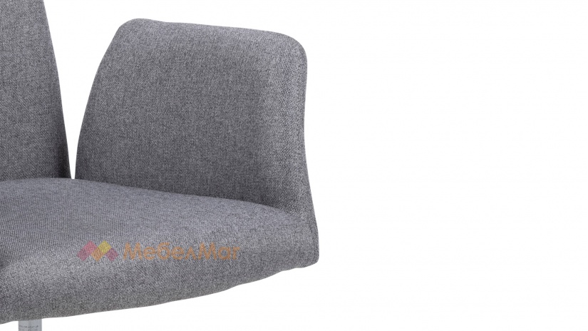 Офис стол Ная сив - изглед 5 - МебелМаг Офис стол Ная сив - изглед 5