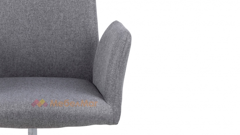 Офис стол Ная сив - изглед 4 - МебелМаг Офис стол Ная сив - изглед 4