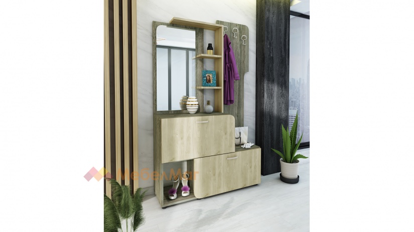 Портманто Амелия шермън и бор алан - изглед 1 - МебелМаг Портманто Амелия шермън и бор алан - изглед 1