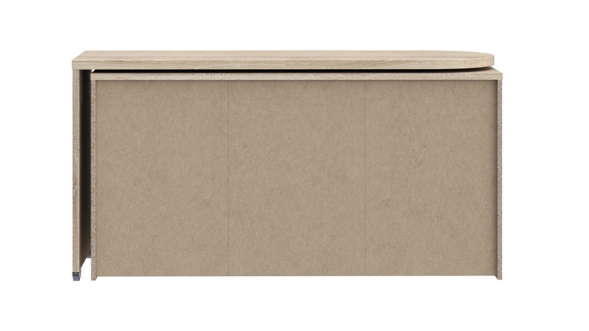 Бюро Аврора дъб сонома с бяло - изглед 7 - МебелМаг Бюро Аврора дъб сонома с бяло - изглед 7