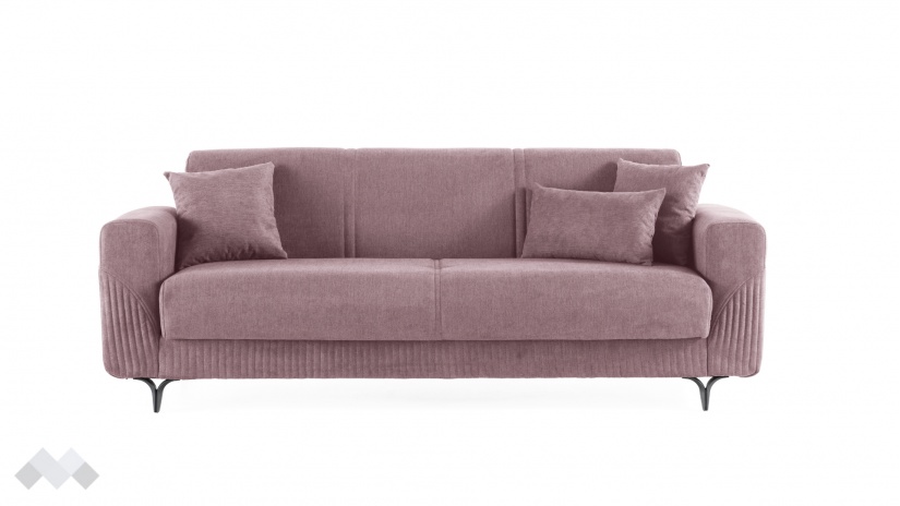 Диван Атон триместни лилав - изглед 3 - МебелМаг Диван Атон триместни лилав - изглед 3