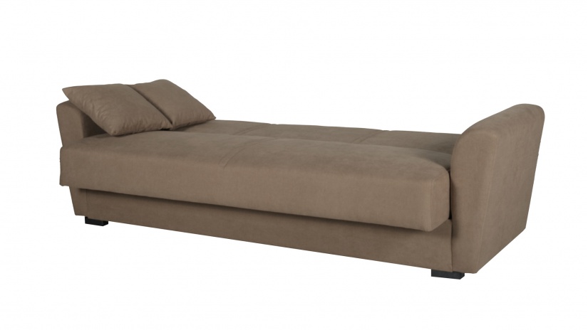 Диван Фокс триместни кафяв - изглед 5 - МебелМаг Диван Фокс триместни кафяв - изглед 5