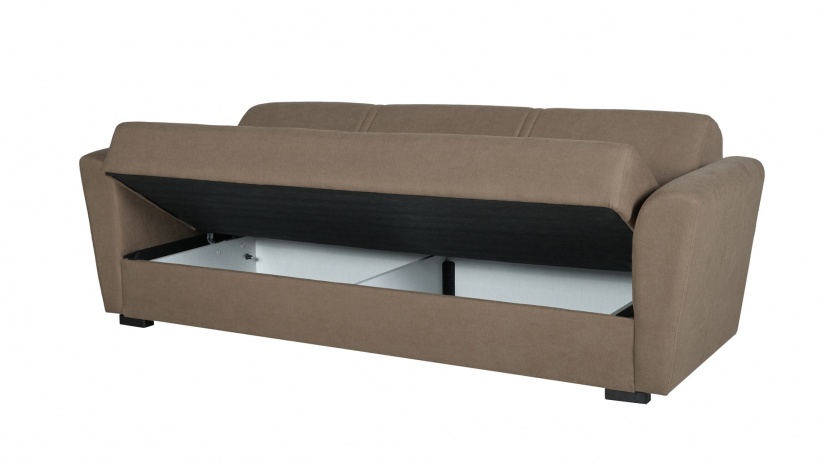 Диван Фокс триместни кафяв - изглед 4 - МебелМаг Диван Фокс триместни кафяв - изглед 4