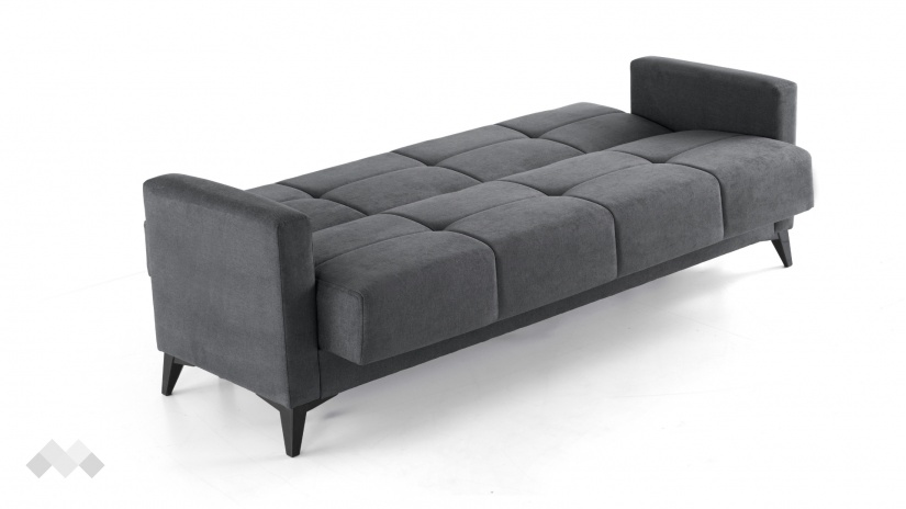 Диван Мира триместни сив - изглед 5 - МебелМаг Диван Мира триместни сив - изглед 5