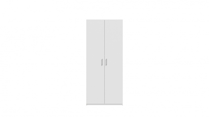 Гардероб Хомано двукрилни бял - изглед 5 - МебелМаг Гардероб Хомано двукрилни бял - изглед 5