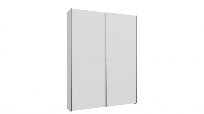 Гардероб Хомано с плъзгащи врати бял - изглед 5 - МебелМаг Гардероб Хомано с плъзгащи врати бял - изглед 5
