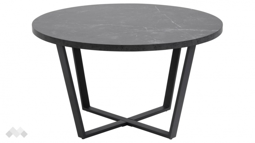 Холна маса Амбъл сив мрамор с черно - изглед 2 - МебелМаг Холна маса Амбъл сив мрамор с черно - изглед 2