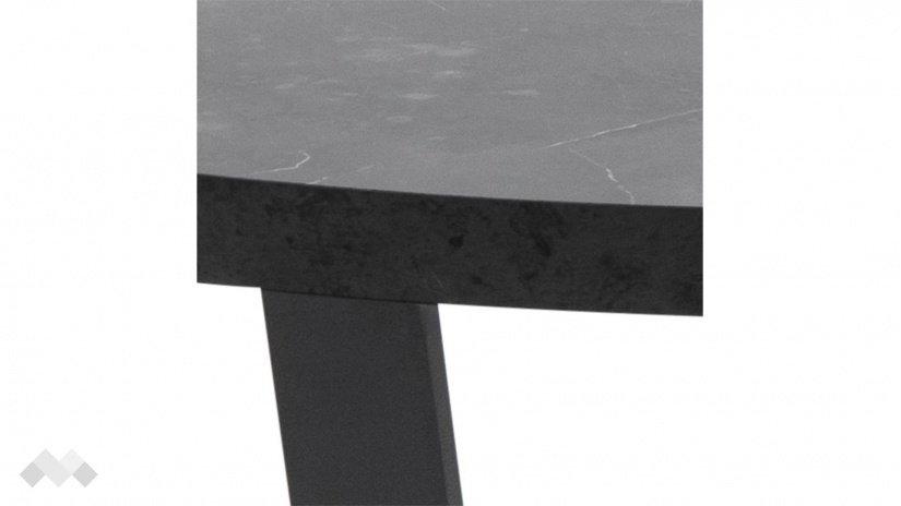 Холна маса Амбъл сив мрамор с черно - изглед 4 - МебелМаг Холна маса Амбъл сив мрамор с черно - изглед 4